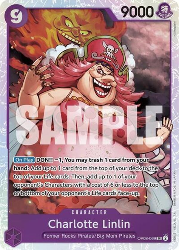 Charlotte Linlin OP08-069 — English OP-08 printing