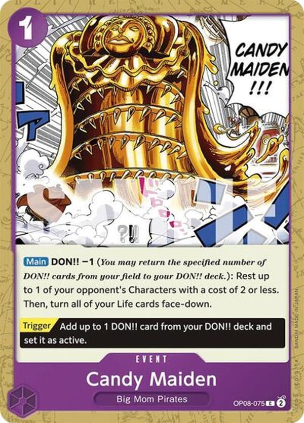Candy Maiden OP08-075 — English OP-08 printing