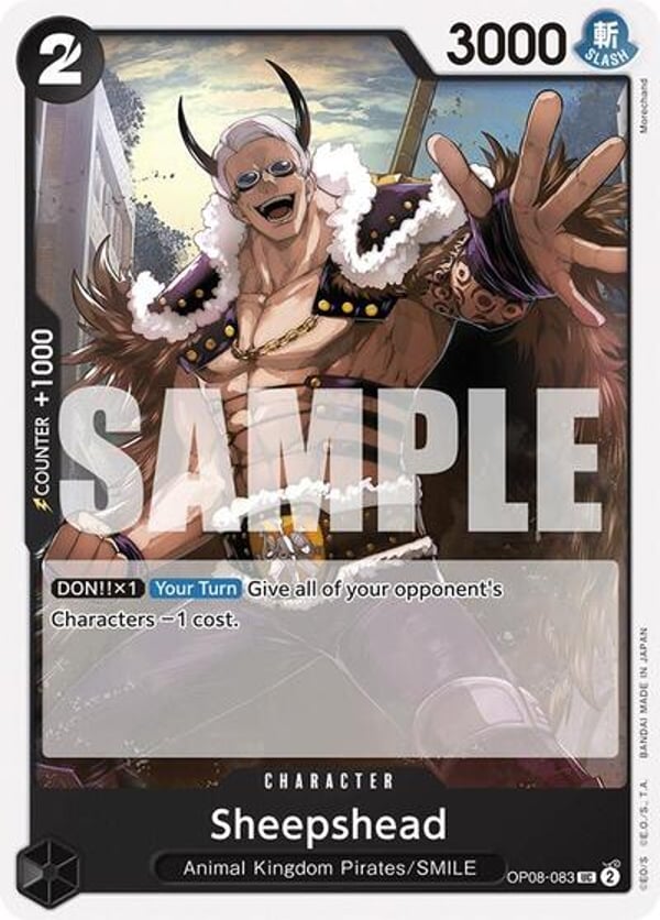 Sheepshead OP08-083 — English OP-08 printing
