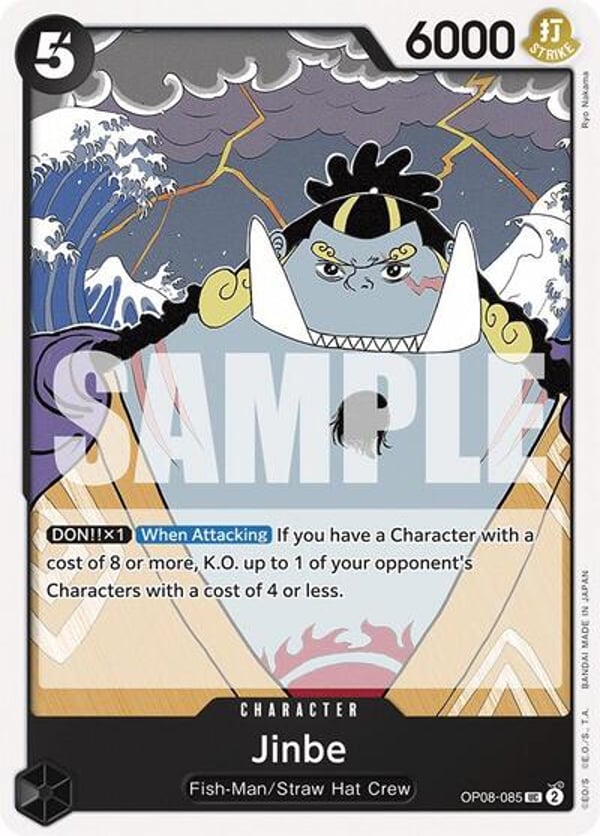 Jinbe OP08-085 — English OP-08 printing