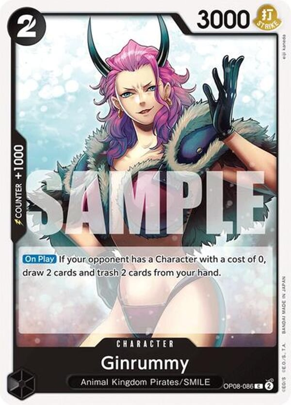 Ginrummy OP08-086 — English OP-08 printing