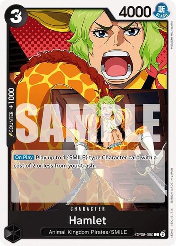 Hamlet OP08-090 — English OP-08 printing