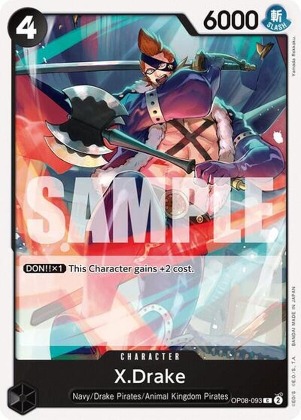 X.Drake OP08-093 — English OP-08 printing