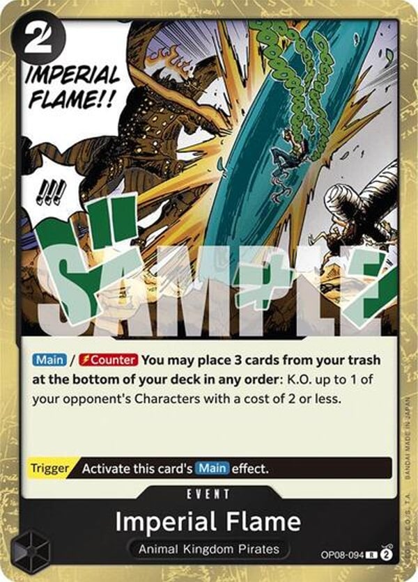 Imperial Flame OP08-094 — English OP-08 printing