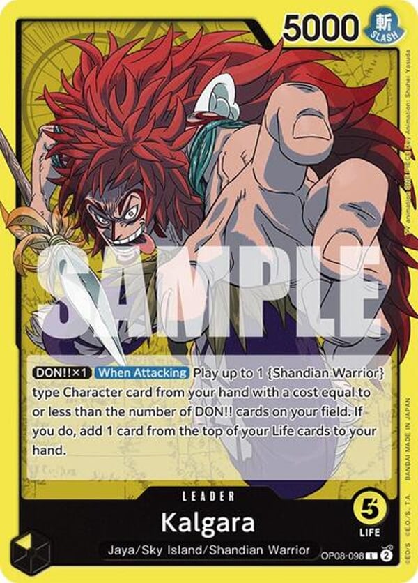 Kalgara (098) OP08-098 — English OP-08 printing