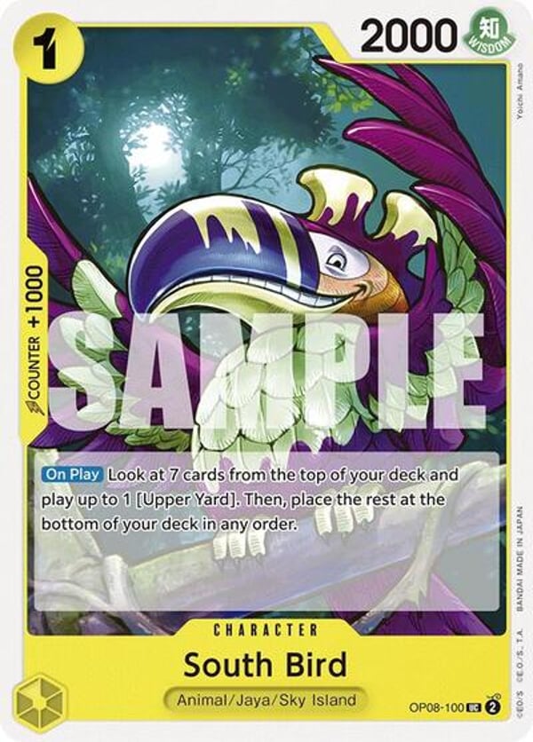 South Bird OP08-100 — English OP-08 printing