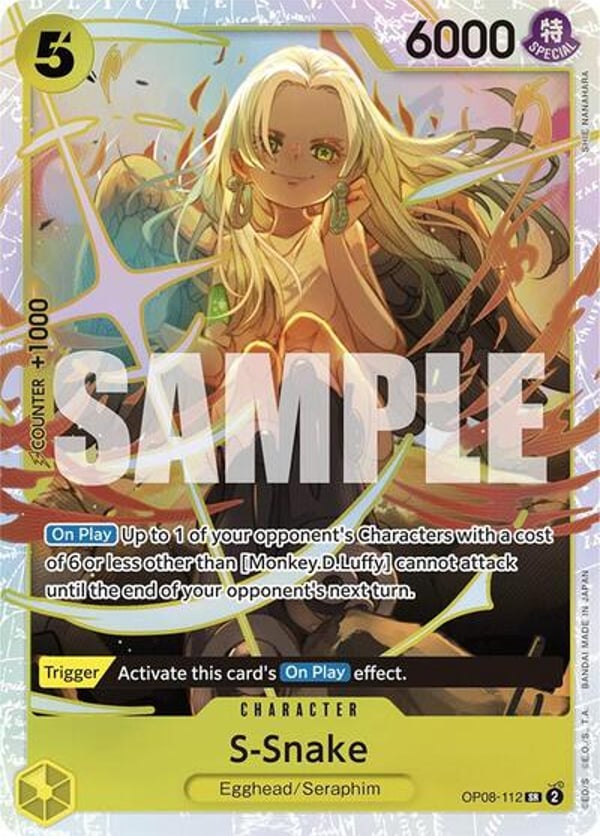 S-Snake OP08-112 — English OP-08 printing