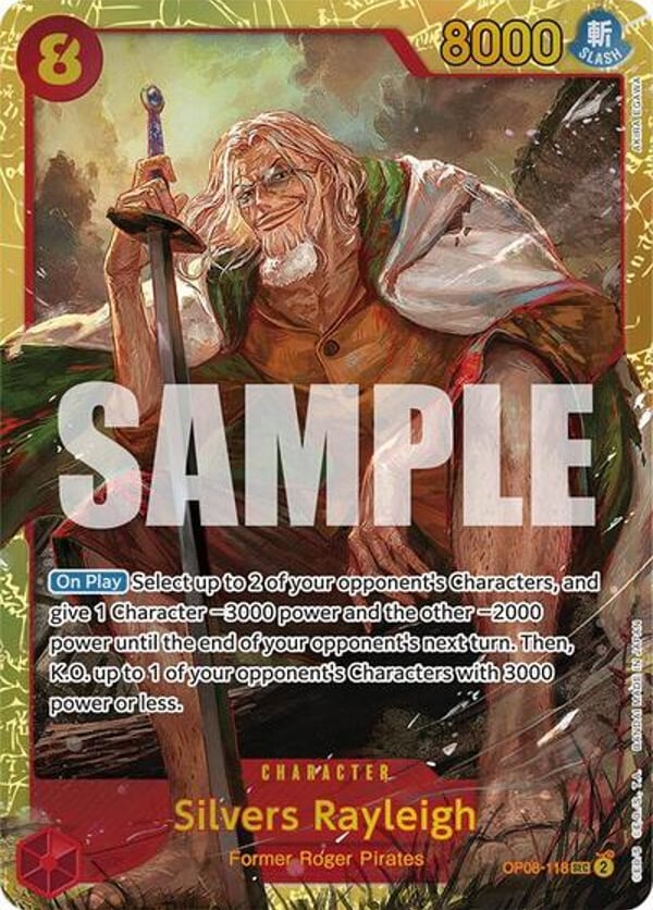 Silvers Rayleigh OP08-118 — English OP-08 printing
