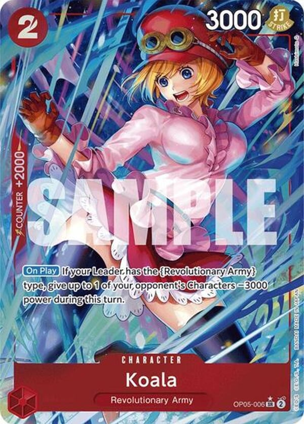 Koala (Alternate Art) OP05-006 — English PRB-01 printing