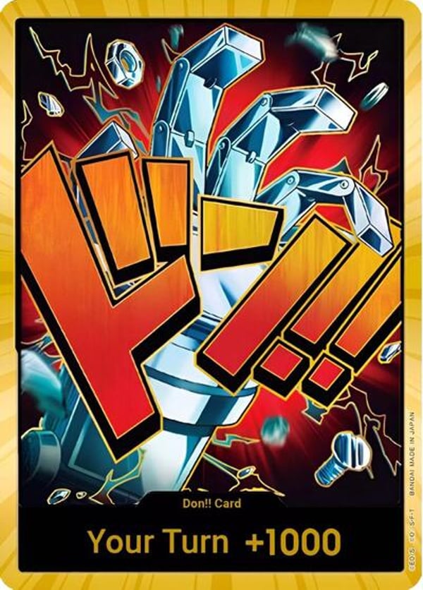 DON!! Card (Eustass "Captain" Kid) (Gold)  — English PRB-01 printing