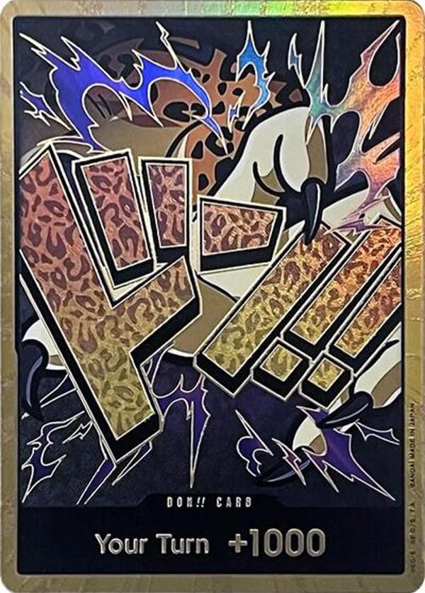 DON!! Card (Rob Lucci) (Gold)  — English PRB-01 printing