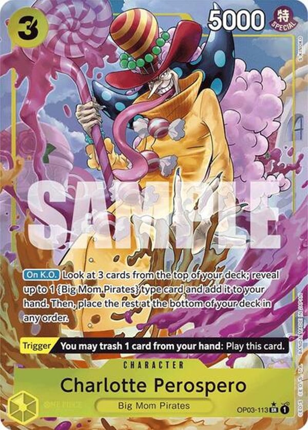 Charlotte Perospero (Alternate Art) OP03-113 — English PRB-01 printing