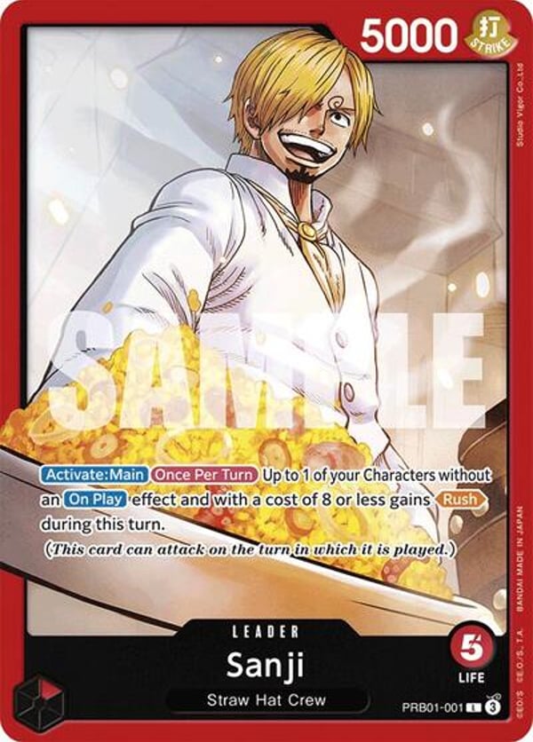 Sanji (PRB01-001) PRB01-001 — English PRB-01 printing