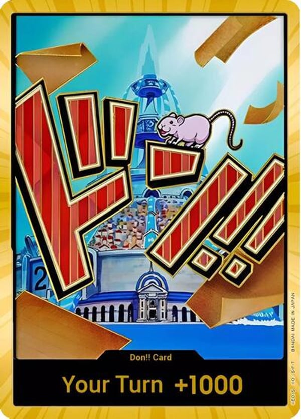 DON!! Card (Iceberg) (Gold)  — English PRB-01 printing