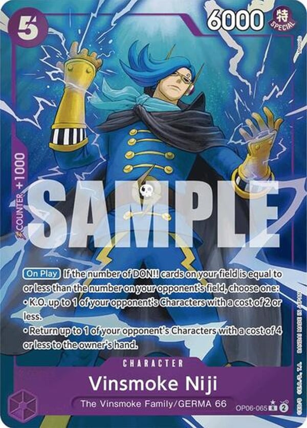 Vinsmoke Niji (OP06-065) (Full Art) OP06-065 — English PRB-01 printing