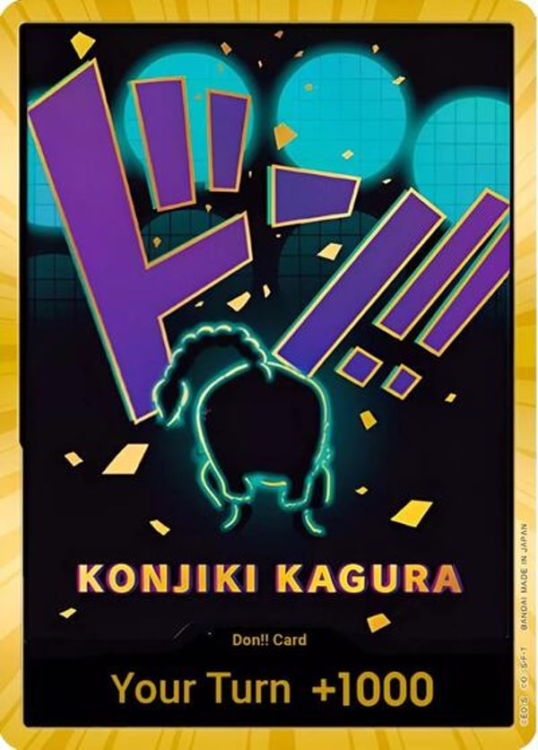 DON!! Card (Queen) (Gold)  — English PRB-01 printing