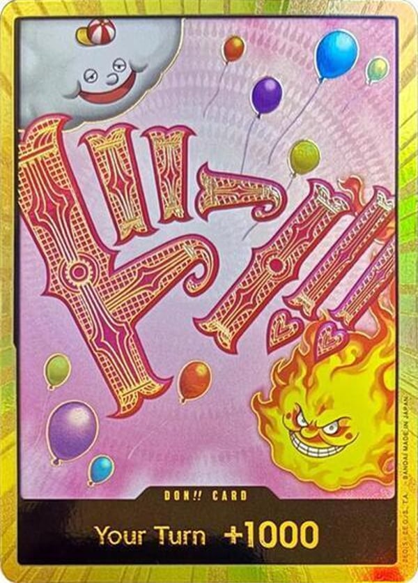 DON!! Card (Big Mom) (Gold)  — English PRB-01 printing
