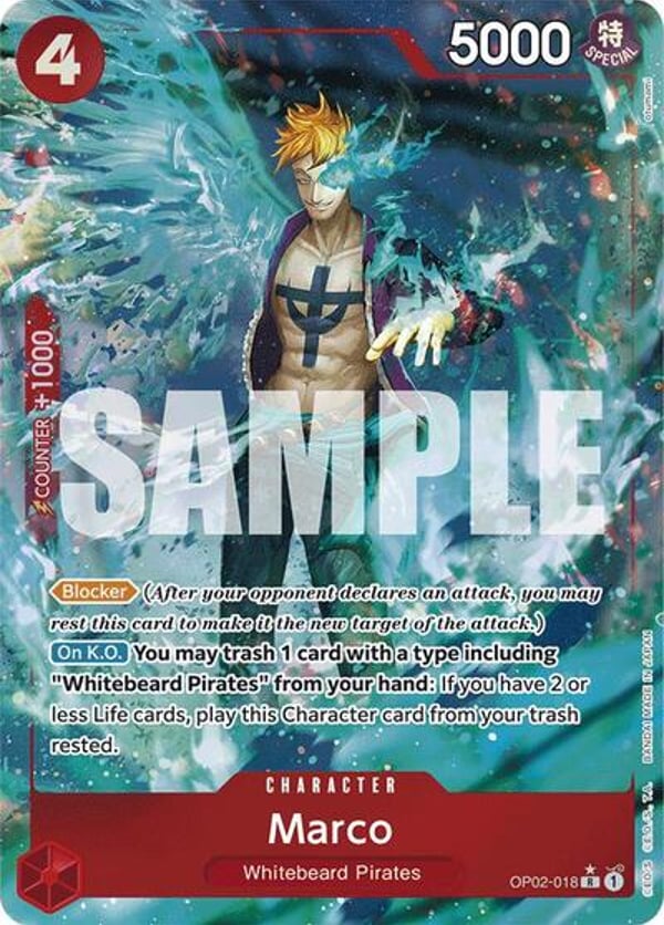 Marco (Full Art) OP02-018 — English PRB-01 printing