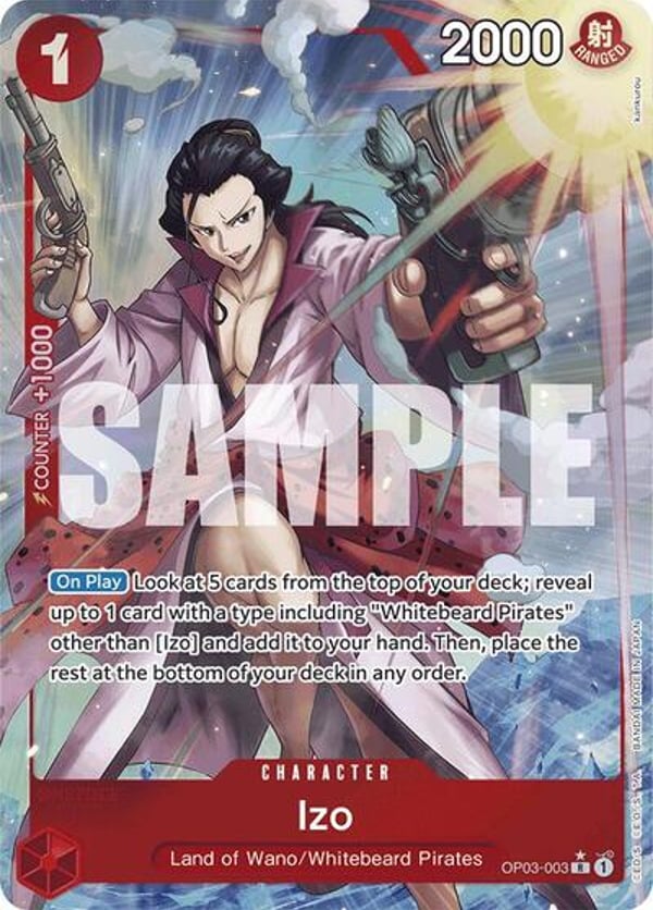 Izo (OP03-003) (Full Art) OP03-003 — English PRB-01 printing