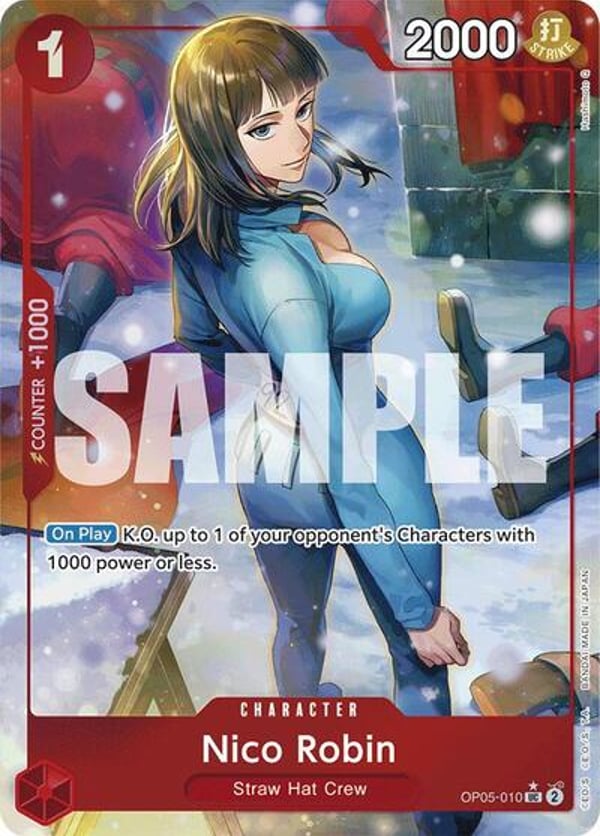Nico Robin (Full Art) OP05-010 — English PRB-01 printing