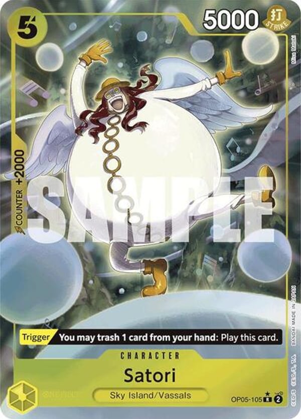 Satori (Full Art) OP05-105 — English PRB-01 printing