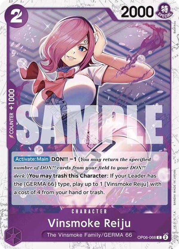 Vinsmoke Reiju (OP06-068) (Jolly Roger Foil)