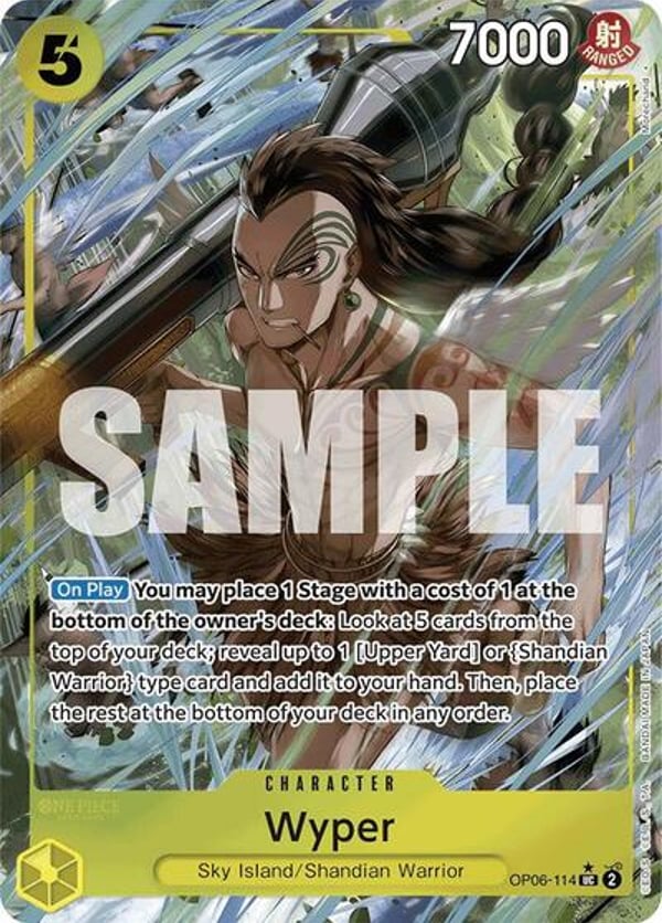 Wyper (Full Art) OP06-114 — English PRB-01 printing