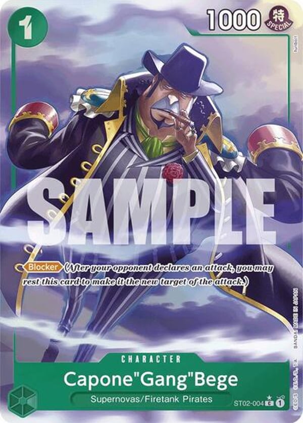 Capone"Gang"Bege (ST02-004) (Alternate Art) ST02-004 — English PRB-01 printing