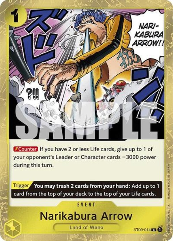 Narikabura Arrow (Jolly Roger Foil) ST09-014 — English PRB-01 printing