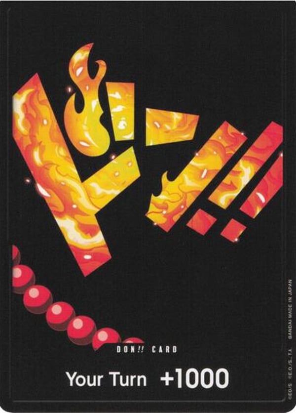 DON!! Card (Ace)  — English PRB-01 printing