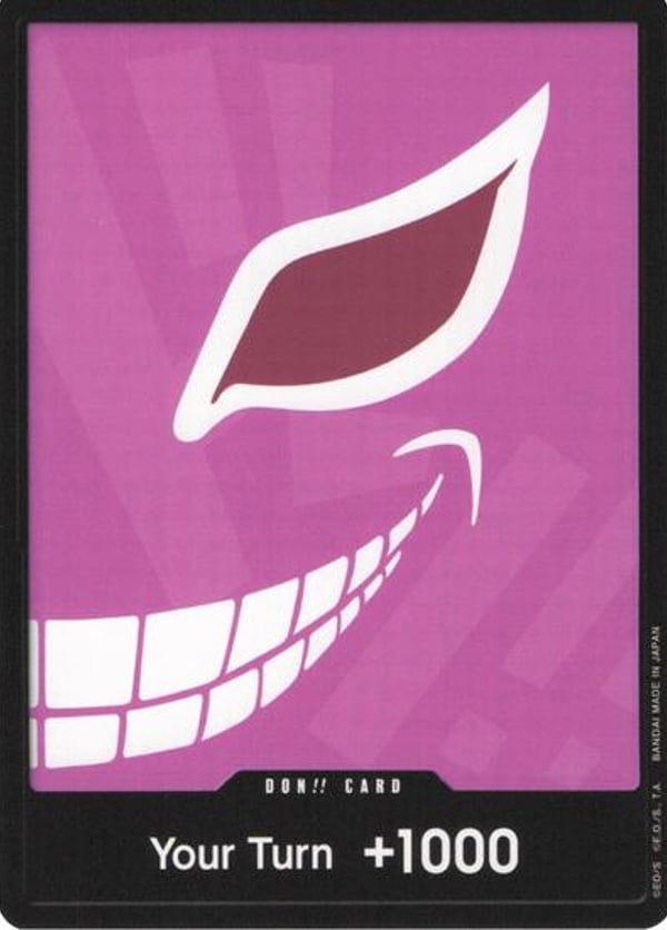 DON!! Card (Donquixote Doflamingo)  — English PRB-01 printing