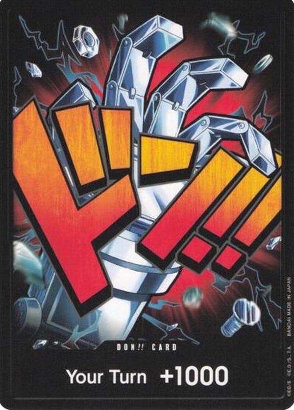 DON!! Card (Eustass "Captain" Kid)  — English PRB-01 printing