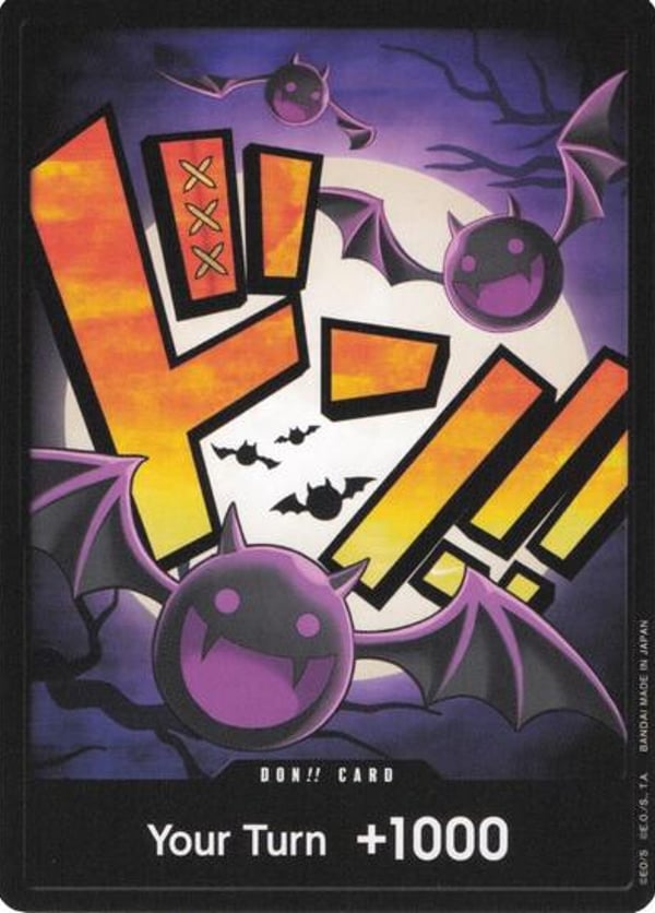 DON!! Card (Gecko Moria)  — English PRB-01 printing