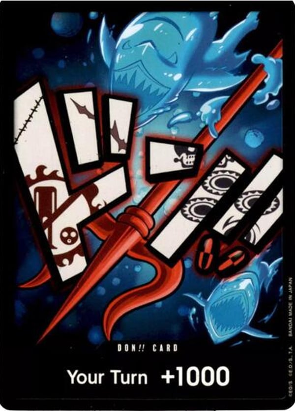 DON!! Card (Hody Jones)  — English PRB-01 printing