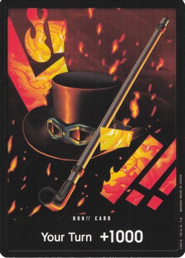 DON!! Card (Sabo)  — English PRB-01 printing