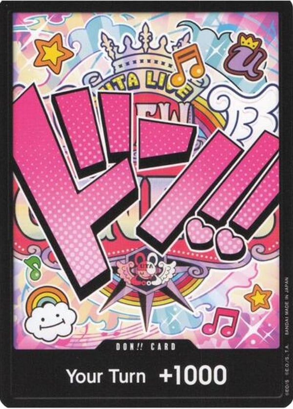 DON!! Card (Uta)  — English PRB-01 printing