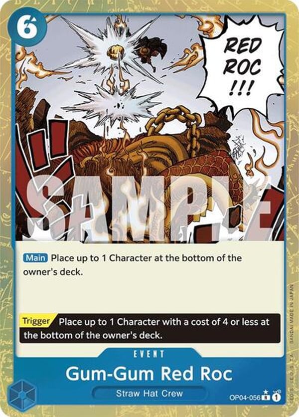 Gum-Gum Red Roc (Textured Foil)