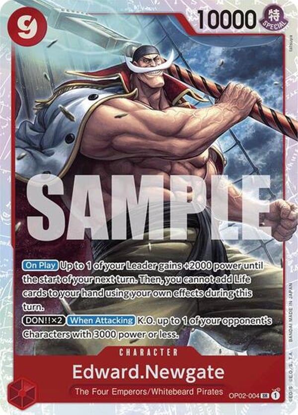 Edward.Newgate (Reprint) OP02-004 — English PRB-01 printing
