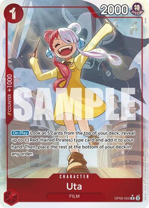 Uta (Parallel) OP09-002 — English OP-09 printing