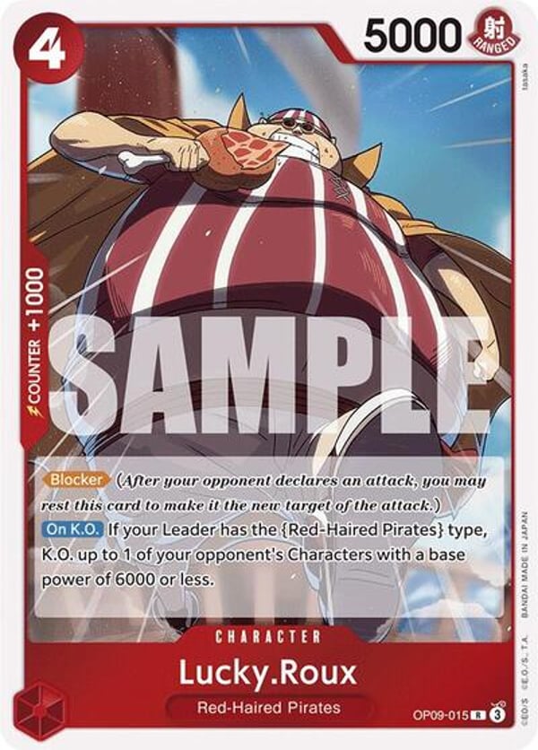 Lucky.Roux OP09-015 — English OP-09 printing