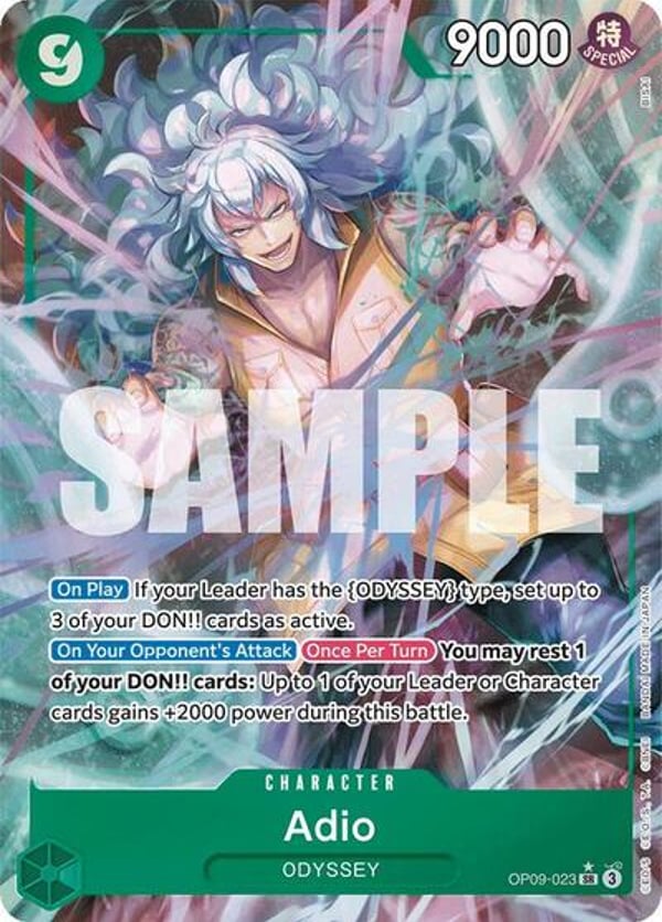Adio (Parallel) OP09-023 — English OP-09 printing
