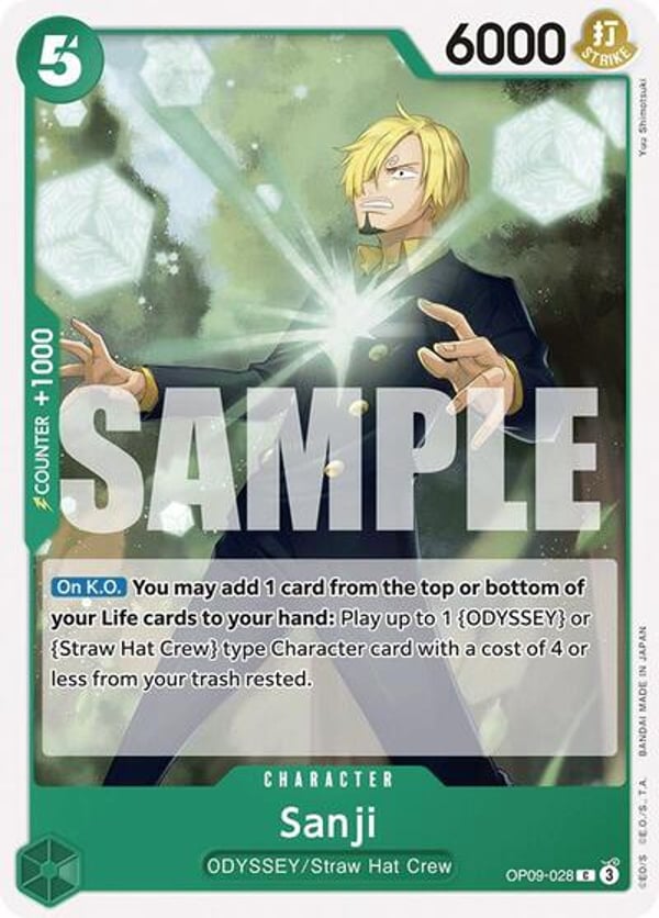 Sanji (028) OP09-028 — English OP-09 printing