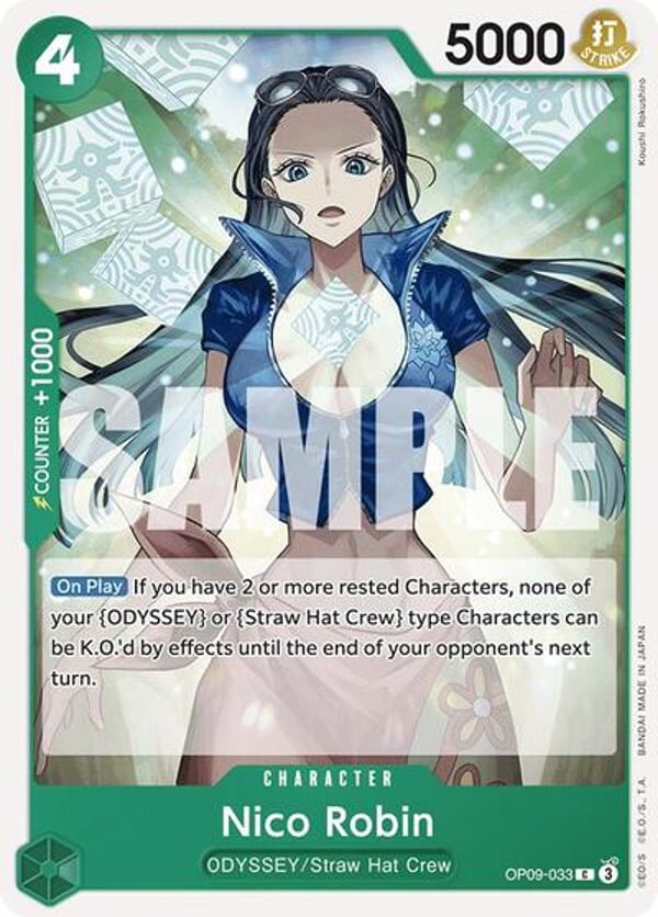 Nico Robin (033) OP09-033 — English OP-09 printing
