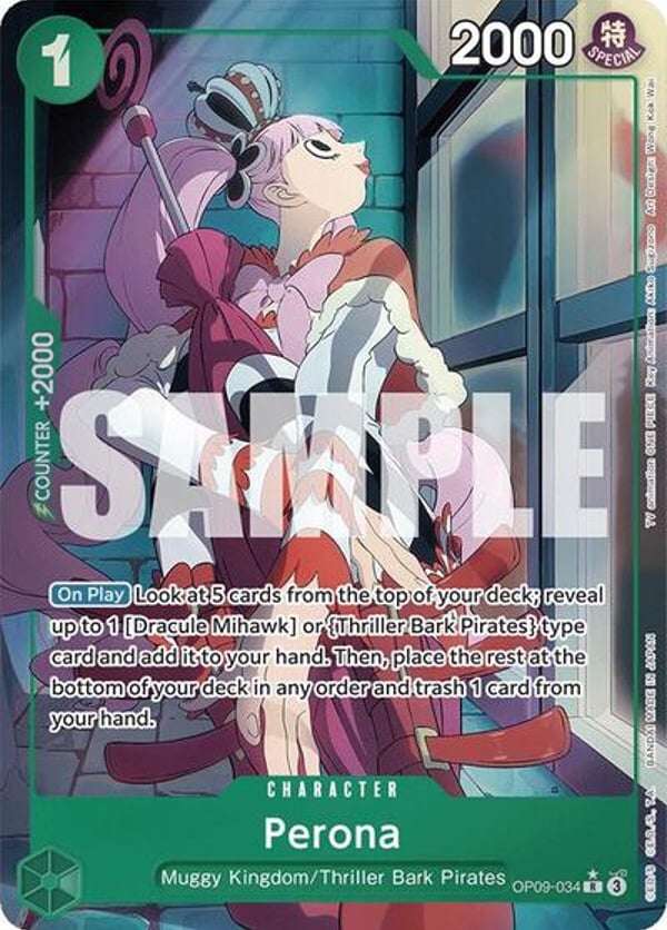 Perona (Parallel) OP09-034 — English OP-09 printing