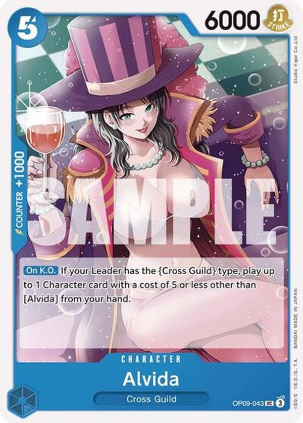 Alvida OP09-043 — English OP-09 printing
