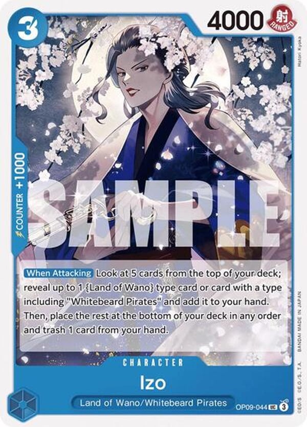 Izo OP09-044 — English OP-09 printing