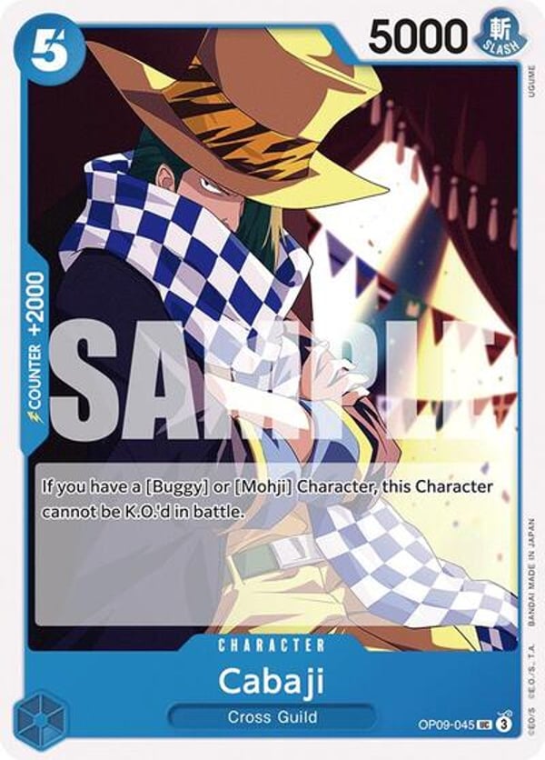 Cabaji OP09-045 — English OP-09 printing