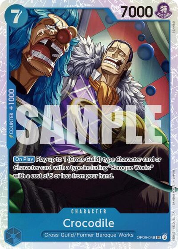 Crocodile (046) OP09-046 — English OP-09 printing