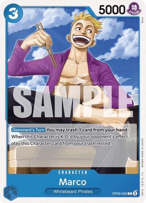 Marco OP09-052 — English OP-09 printing