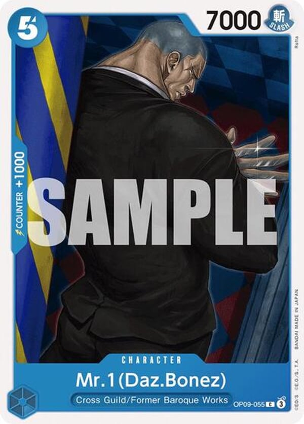 Mr.1(Daz.Bonez) (Daz.Bonez) OP09-055 — English OP-09 printing